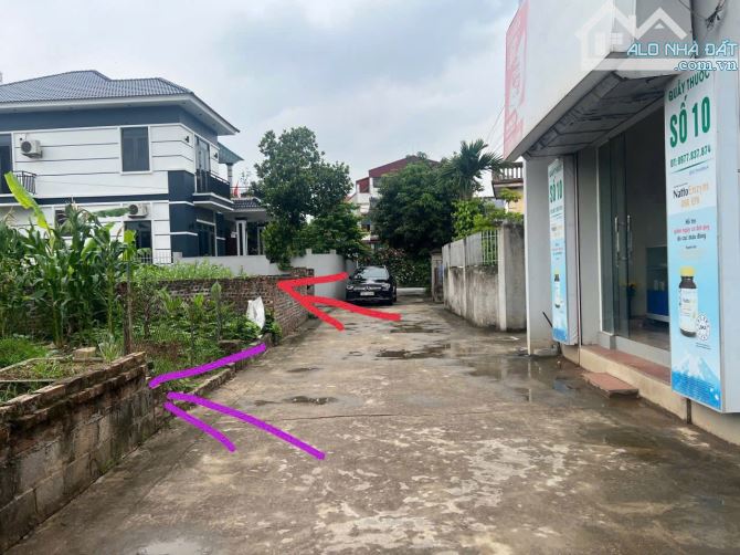 Bán lô góc quán trach 166m Hàng chia lô siêu hời. Giá chỉ 47tr/m. Cách trục kinh doanh 20m - 2