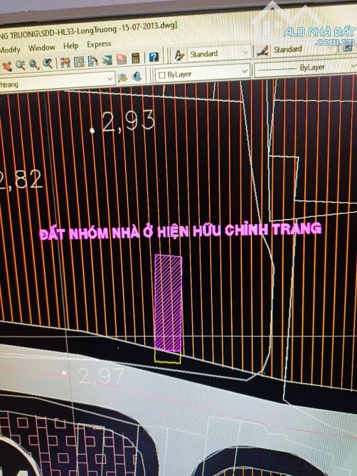BÁN ĐẤT THỔ CƯ MẶT TIỀN ĐƯỜNG SỐ 1 LONG TRƯỜNG, Q9, 106.5M2 RỘNG 5M, VUÔNG ĐẸP, CHỈ 6.5TỶ - 2