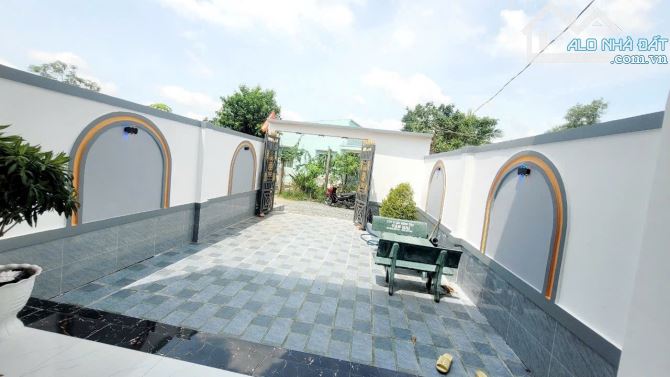 Bán nhà mặt tiền đường nhựa Ấp Lộc Hậu, xã Mỹ Lộc, Cần Giuộc: Dt 161m2; 5x33m - 7