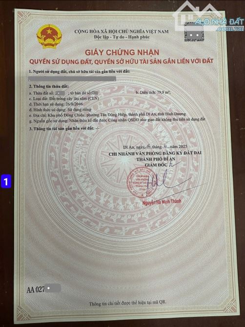 2Tỷ1/Lô__Đất RẺ gần Ngã Ba Cây Điệp__4 lô mới tách, Sổ Riêng, cách chợ Dĩ An 1 chỉ 1,5Km - 9