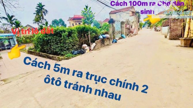 Bán 60m đất Phi Liệt. Oto 7 chỗ đỗ cửa. Giá chỉ 2ty620