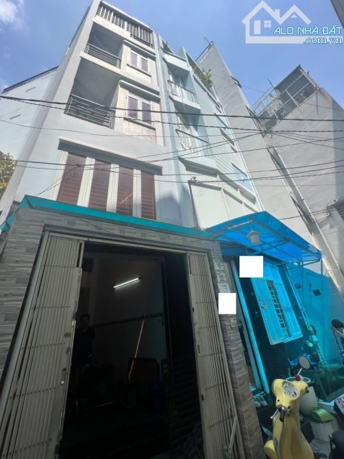 Nhà HXH Đông Hồ, P8 Tân Bình. DT 57m2. 5 tầng. Ngang 3.5m nở hậu 4m. Giá 7.9 tỷ (THÁNG 6).