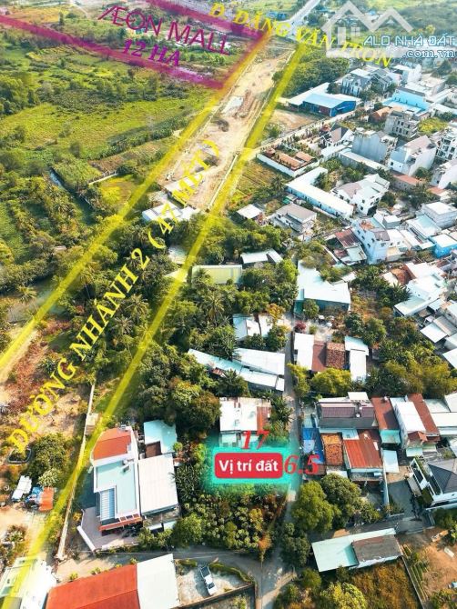 Bán Lô Đất Hẻm Đối Diện Chợ Hiệp Hoà, Gần  Aoen Mall, cách Đường Đặng Văn Trơn vào 200M