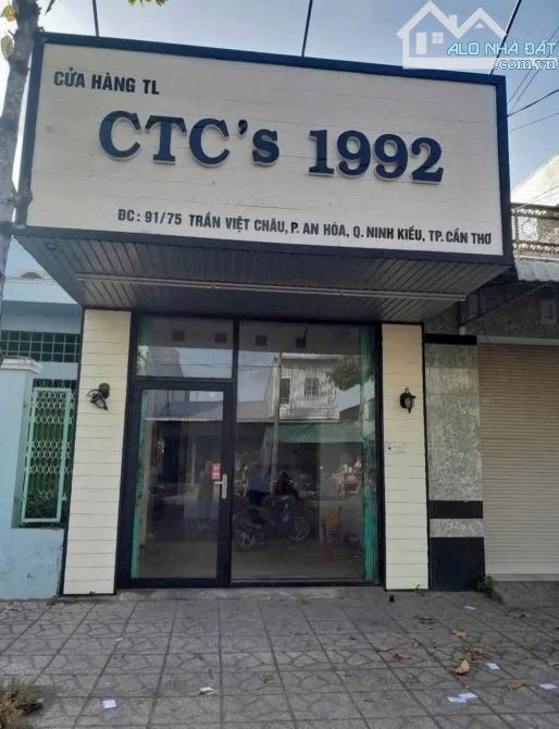 NHÀ MẶT TIỀN 8,2 TỶ HẺM 42 TRẦN VIỆT CHÂU, Q NINH KIỀU, TP CẦN THƠ