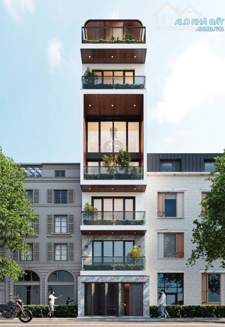 Bán nhà bát khối 72,2m2 xây 7 tầng thang máy gara ôtô, kinh doanh tốt