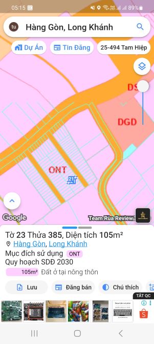 Bán lô đất sổ riêng thổ cư ấp đồi Rìu hàng gòn long khánh