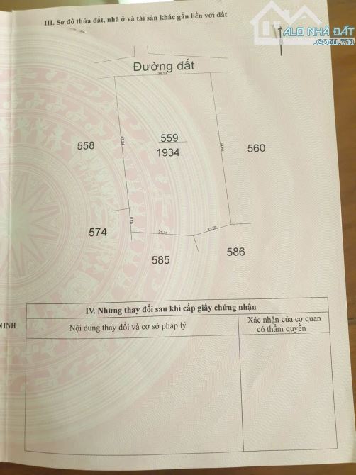 Cần bán lô đất thị xã trảng  bàng - 1