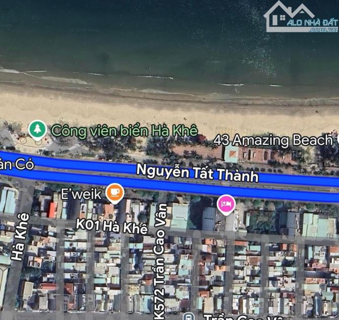 Cần bán đất mặt tiền biển Nguyễn Tất Thành - Đoạn Thanh Khê