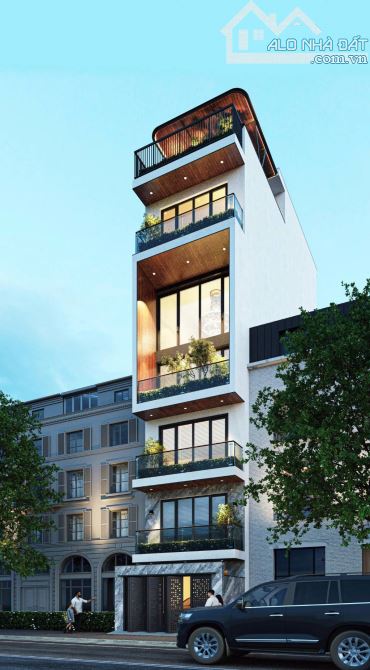 Bán nhà bát khối 72,2m2 xây 7 tầng thang máy gara ôtô, kinh doanh tốt - 1