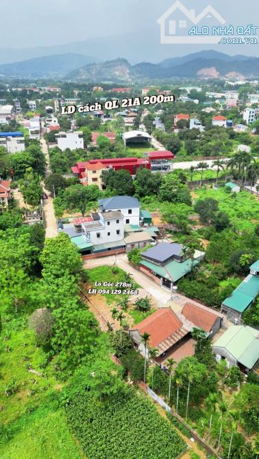 Lô Góc 278m Gần ngay Quốc Lộ 21A Phú cát Quốc Oai HN ( CNC hoà lạc ) - 1