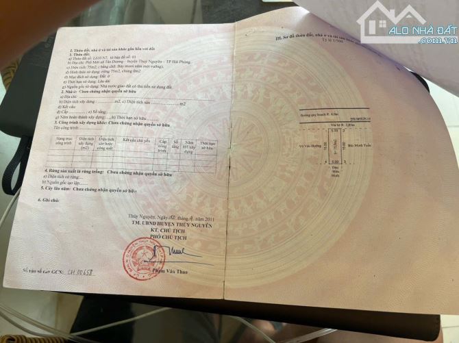 ❎Đầm Tràng - Tân Dương đối diện dự án Doji choà bán 2 lô giá đầu tư   DT : 75m2 - Ngang 5m - 1