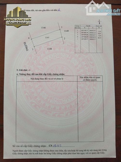 🌟BÁN LÔ ĐẤT ĐẸP XÓM TRƯỜNG SƠN – THỊNH TRƯỜNG – NGHI LỘC 106m2 Tây Nam đường 8m - 1