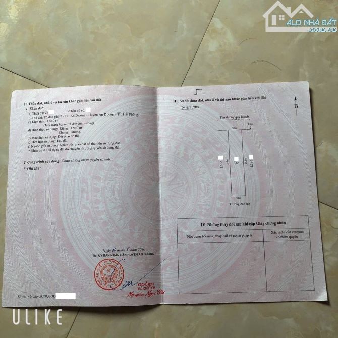 Nhượng lô đất chung cư đường thông đẹp nhất trung tâm quận An Dương - 2