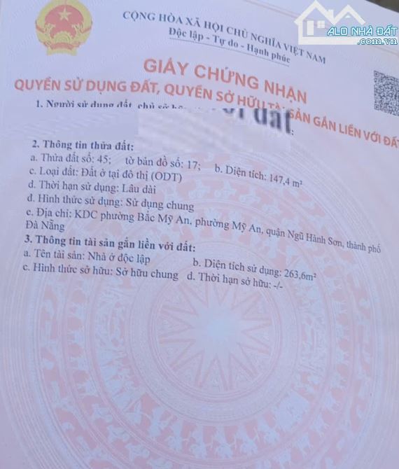 🔥 BÁN NHÀ GÓC 3 MẶT TIỀN – ĐƯỜNG HÀM TỬ, MỸ AN, NGŨ HÀNH SƠN – ĐÀ NẴNG 🔥 - 2