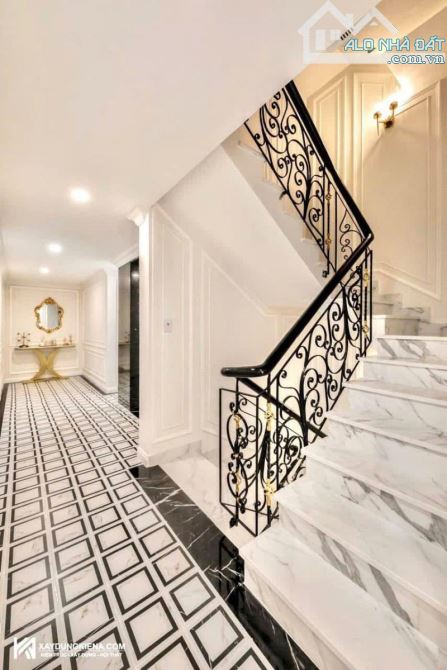 BIỆT THỰ TÂN CỔ ĐIỂN -4 TẦNG -LÊ VĂN LƯƠNG P-HƯỚC KIỂN -NHÀ BÈ DT: 8*18.6M – 21 TỶ - 2