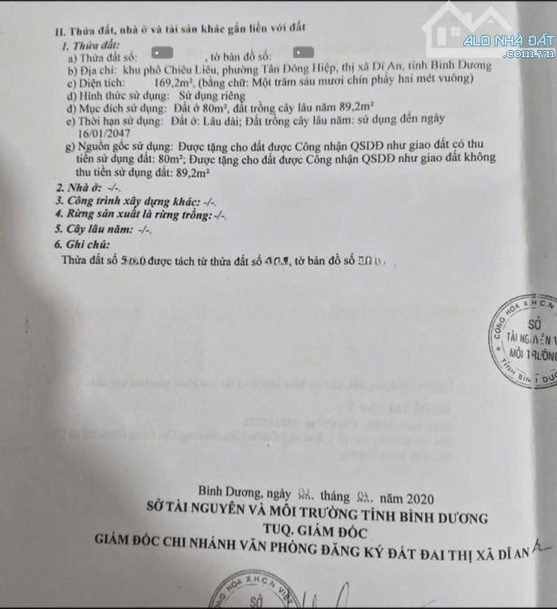 Bán nhà cấp 4 (4.5x40m), mặt tiền Nguyễn Thị Minh Khai p. Tân Đông Hiệp, cho thuê 10tr/th - 2