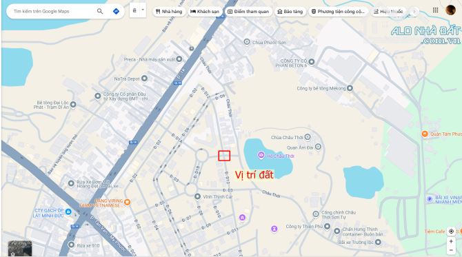 Bán căn góc 1T1L 12.3x20m, đường D12 KDC Châu Thới p.Bình An gần làng đại học - 2