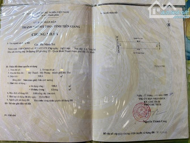 ĐẸP VÀ HIẾM.  Lô đất  MẶT TIỀN NGUYỆN TRUNG TRỰC, Sát QUÃNG TRƯỜNG. - 3