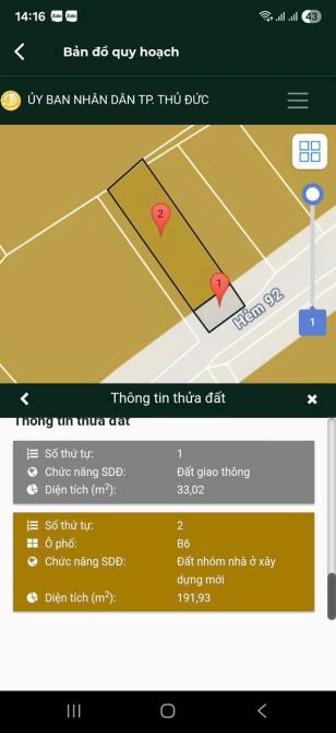 Bán lô đất 225m2 hẻm thông đường số 2 Trường Thọ, Thủ Đức - 3