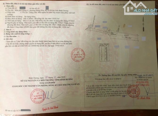 Đất xây biệt thự gần ngã 3 Cây Lơn, phường Đông Hòa, Tp Dĩ An.33 tỷ - 4