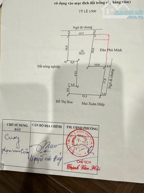 Lô góc nhà vườn 763m2 ngang 25m  tại Hưng Đạo,Dương Kinh đường trải nhựa rộng 6m giá rẻ. - 4