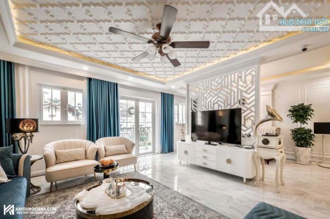 BIỆT THỰ TÂN CỔ ĐIỂN -4 TẦNG -LÊ VĂN LƯƠNG P-HƯỚC KIỂN -NHÀ BÈ DT: 8*18.6M – 21 TỶ - 4