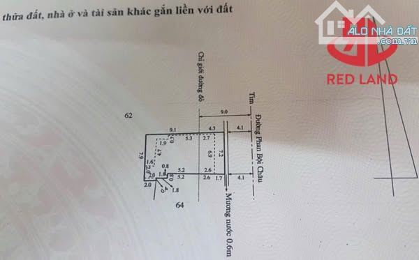 🎪 BÁN NHÀ MẶT TIỀN PHAN BỘI CHÂU 96,8M2  NGANG 7,9M  giá chỉ 6 tỷ x  ✔️ Vị trí kinh doanh - 4