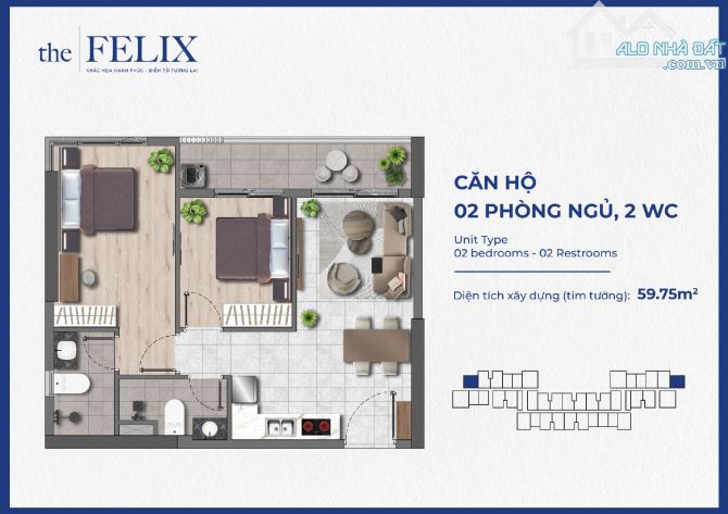 Mở bán đợt 1 dự án The Felix Thuận An giá cực tốt thanh toán chỉ 3.9 triệu/tháng - 4
