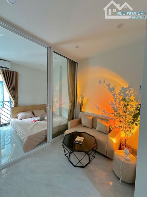 Cho Thuê CCMN 302 Đường Láng Đống Đa 20-25m2 Studio 1N1K Ban Công Thang Máy Full Nội Thất - 4