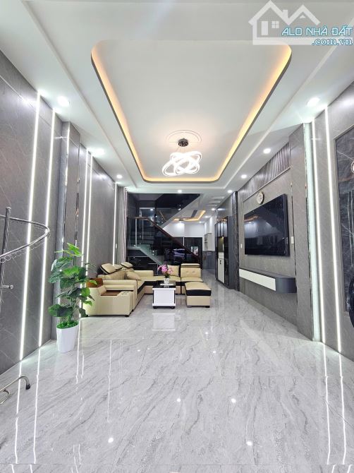 Bán nhà mới 1T2L 4x15m hoàn công, đường D2 KDC Phú Hồng Đạt p.Bình Chuẩn, full nội thất - 5