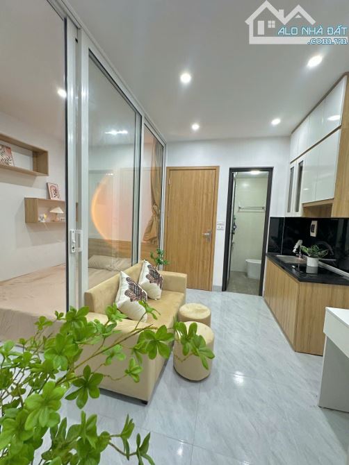 Cho Thuê CCMN 302 Đường Láng Đống Đa 20-25m2 Studio 1N1K Ban Công Thang Máy Full Nội Thất - 6