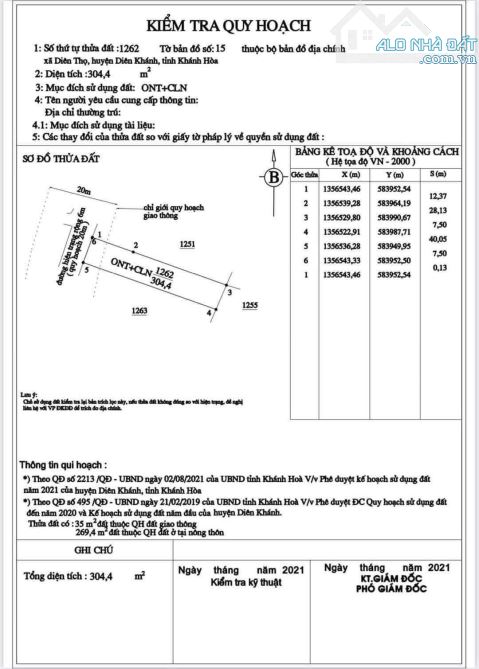 Bán đất Diên Thọ thôn Phước Lương mặt đường Công Ích ngay trung tâm hành chính xã - 9
