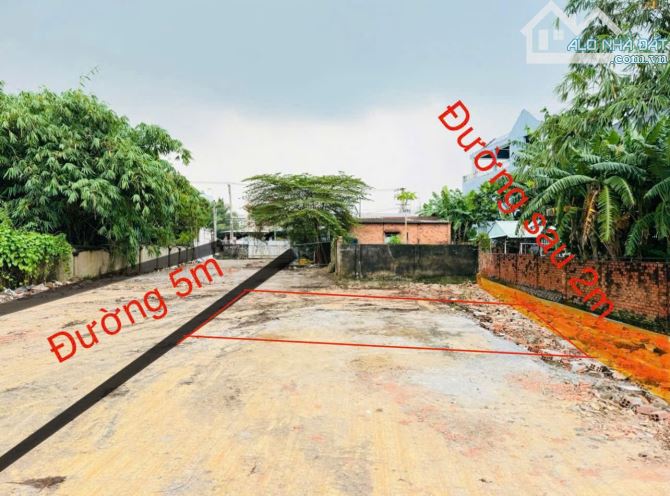 Bán lô đất 2 mặt tiền trước sau long bình tân giá tốt đầu tư xây nhà quâ rẻ ạ