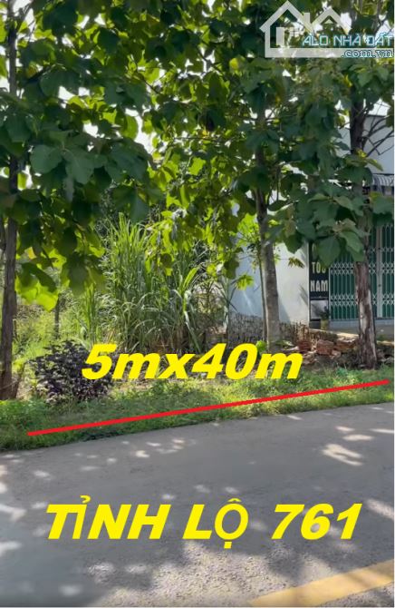 BÁN MẶT TIỀN TỈNH LỘ 761 KHU DÂN CƯ ĐÔNG KINH DOANH BUÔN BÁN 200M2(5MX40M) CHỈ 999 TRIỆU