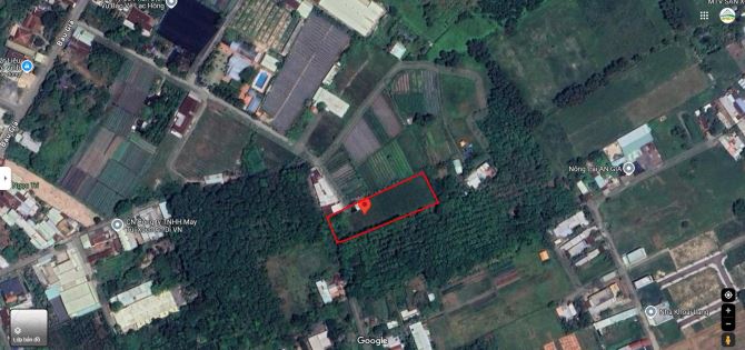 Bán Đất MT Đường Sắp Mở Rộng 16m, Gần KCN, Tân Phú Trung, Củ Chi, 2828m², Chỉ Hơn 3tr/m²