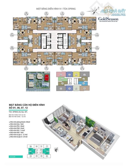 BÁN CHUNG CƯ GOLD SEASON NGUYỄN TUÂN-THANH XUÂN 75m2- 2 NGỦ 2WC- FULL ĐỒ-GIÁ CHÀ