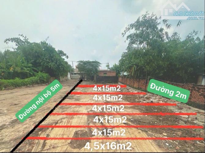 Bán lô đất 2 mặt tiền trước sau long bình tân giá tốt đầu tư xây nhà quâ rẻ ạ - 1