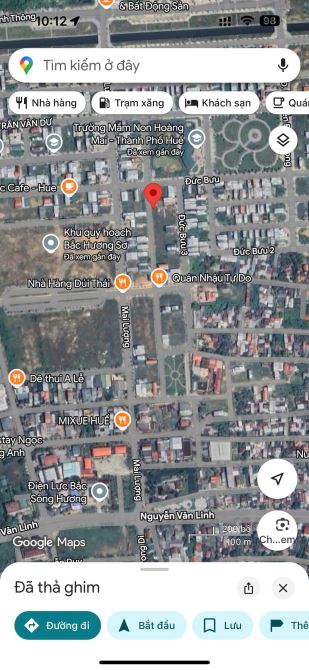 Bán đất 81m2 KQH Hương Sơ GĐ4, MT đường Đức Bưu 1, TP Huế, kẹp mương thoáng, chỉ 1,8Tỷ - 1