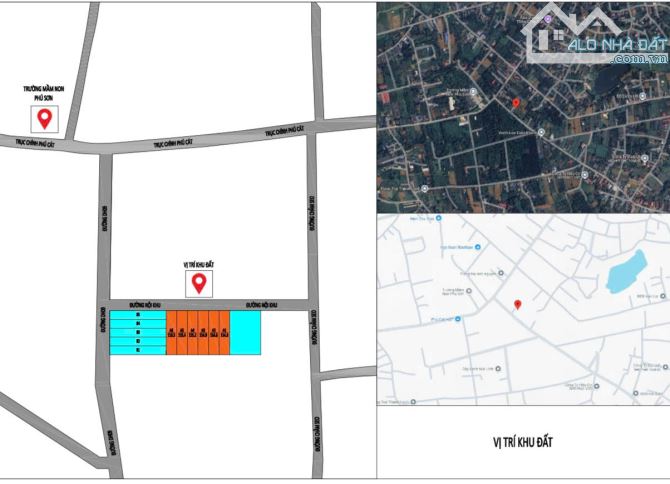 Bán đất đường DH09 Thôn 3, Phú Cát 115m2 giá 2xtr/m2 Gần nhà máy in tiền Quốc Gia - 1