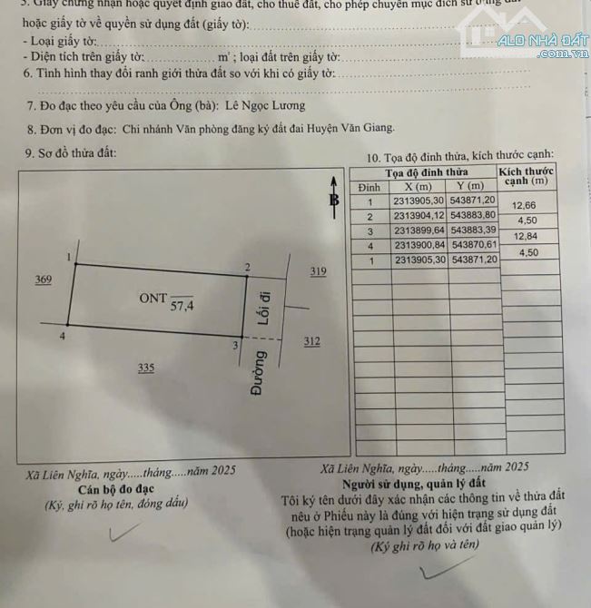 Bán 57,4 đất thôn Phi Liệt. Giáp kdt Xuân Cầu. Cách 30m ra trục chín aphan. Giá chỉ 2,4ty - 1