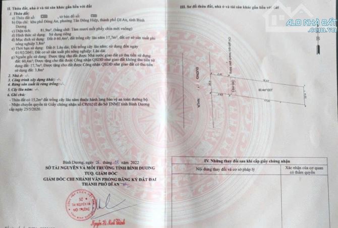Bán nhà mới 1T1L 4x20.5m hoàn công, mặt tiền Bùi Thị Cội p.Tân Đông Hiệp, full nội thất - 1