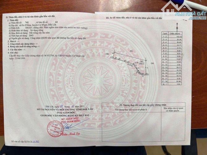 Bán 1.9ha đất đỏ bazan tại xã Ea Hding huyện Cư Mgar - 2
