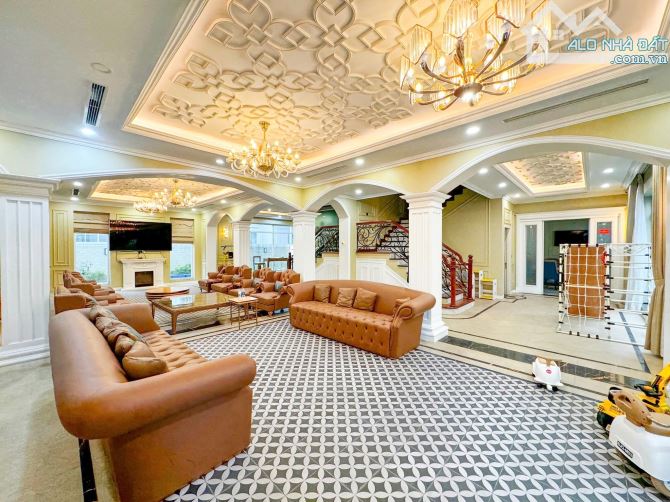 Cho thuê Biệt thự phố Thọ tháp, kdt cầu giấy 250m2x5T Full đẹp ở làm văn phòng - 2