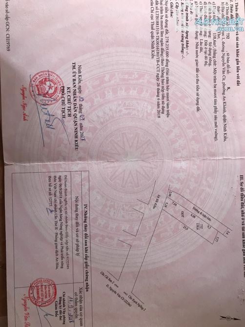 BÁN NHÀ MẶT TIỀN HẺM LIÊN TỔ 12-20, P AN KHÁNH, NINH KIỀU, TPCT - 2