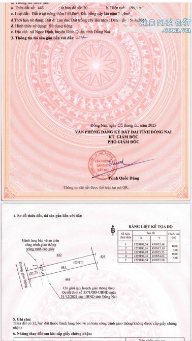 BÁN MẶT TIỀN TỈNH LỘ 761 KHU DÂN CƯ ĐÔNG KINH DOANH BUÔN BÁN 200M2(5MX40M) CHỈ 999 TRIỆU - 4