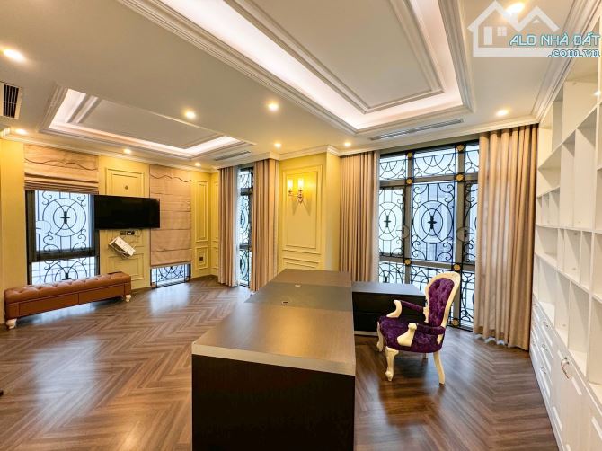 Cho thuê Biệt thự phố Thọ tháp, kdt cầu giấy 250m2x5T Full đẹp ở làm văn phòng - 4