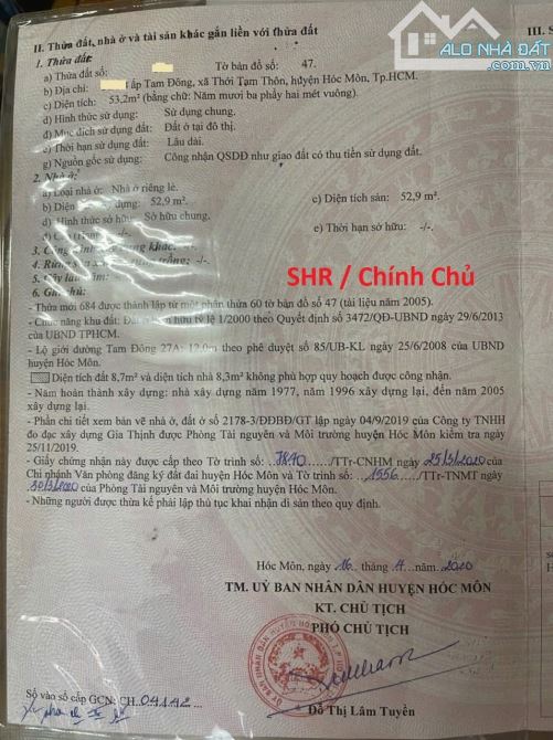 Chính chủ gửi bán nhà Hóc Môn - Sổ hồng riêng - 5