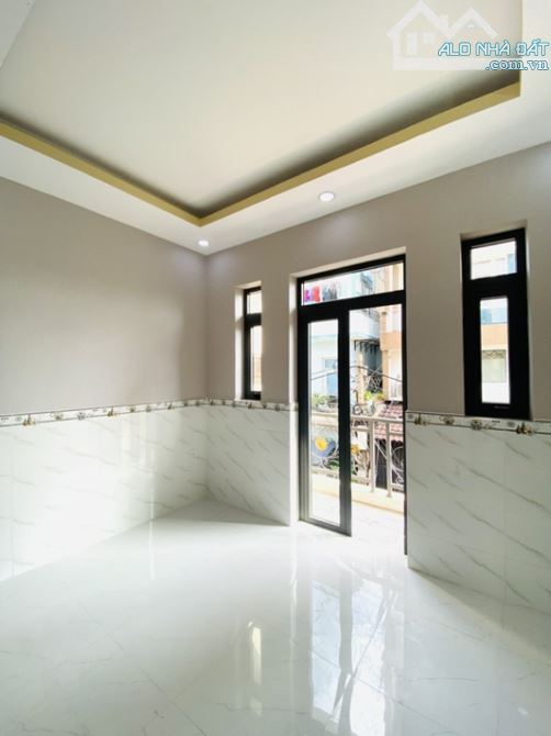 HẺM Ô TÔ THÔNG, VÕ VĂN KIỆT, F7, Q6, 3 TẦNG MỚI, 41.0M2, 6.6 TỶ. - 5