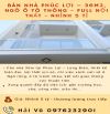 CỰC ĐẸP NHÀ PHÚC LỢI - NGÕ THÔNG - Ô TÔ ĐỖ CỬA - 36M2 - NHỈNH 5 TỶ