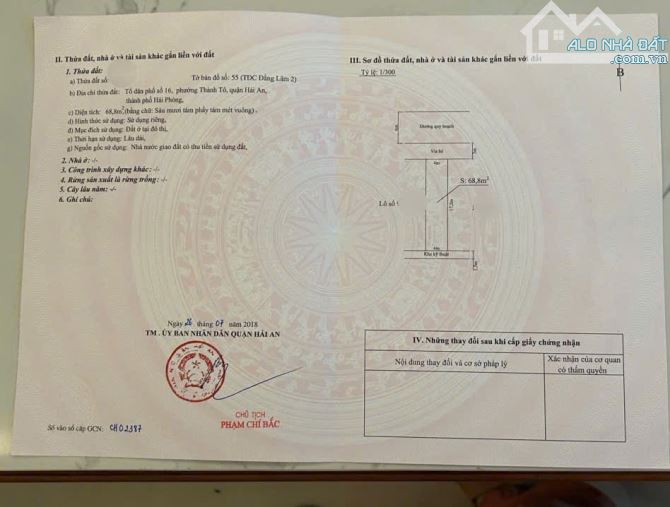 Đất Phân Lô TĐC Đằng Lâm 2 Ngô Gia Tự